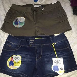 Brand New with Tags YMI. Pack of 2 Shortie shorts.